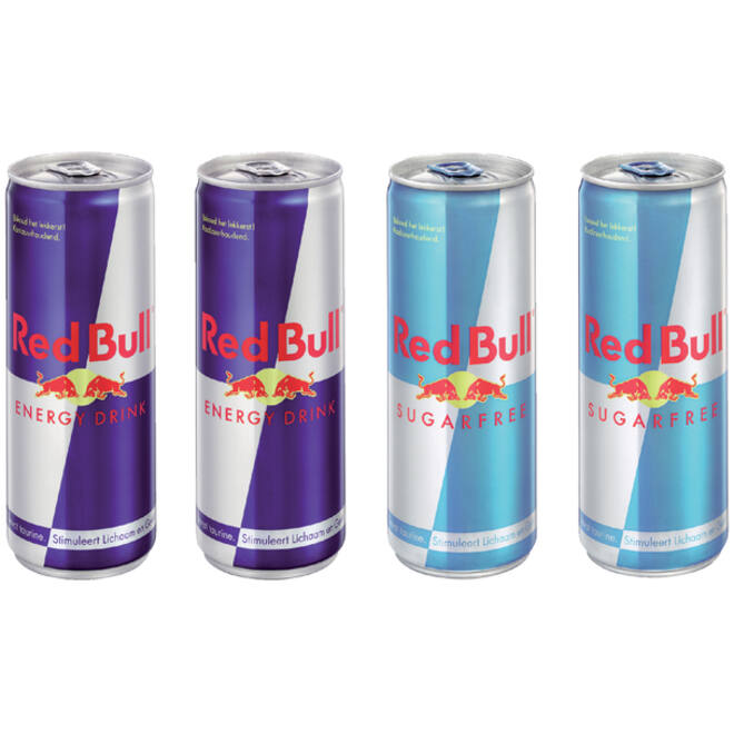Energiedrank Red Bull sugarfree blik 250 ml