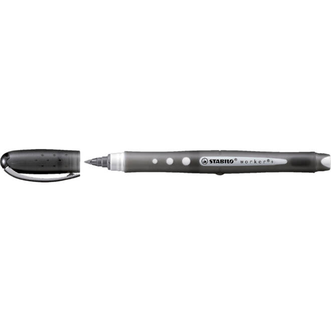 Rollerpen STABILO worker colorful 2019/46 medium zwart