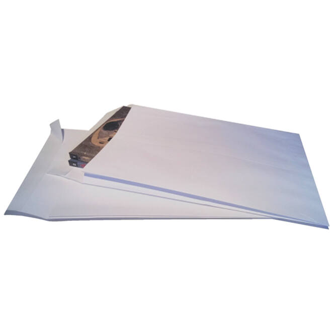 Envelop Quantore monsterzak 262x371x38mm zelfkl. wit 10stuks