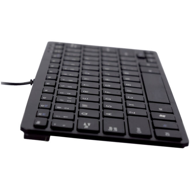 Ergonomisch toetsenbord R-Go Tools Compact Qwerty zwart
