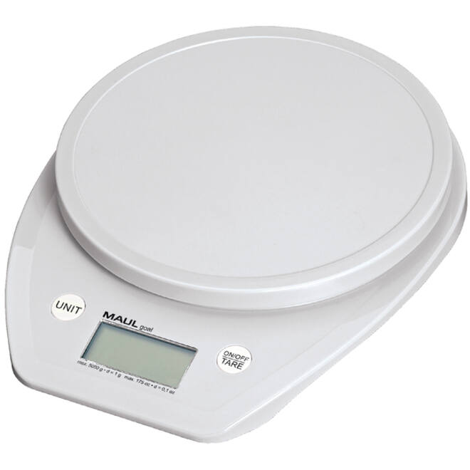 Briefweger MAUL Goal tot 5000 gram inclusief batterij wit