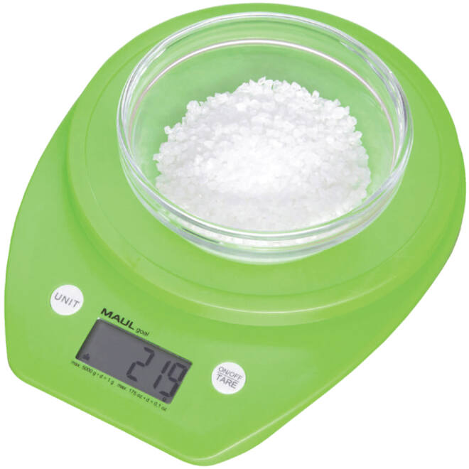 Briefweger MAUL Goal tot 5000 gram inclusief batterij groen