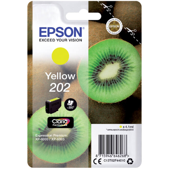 Inktcartridge Epson 202 T02F44 geel