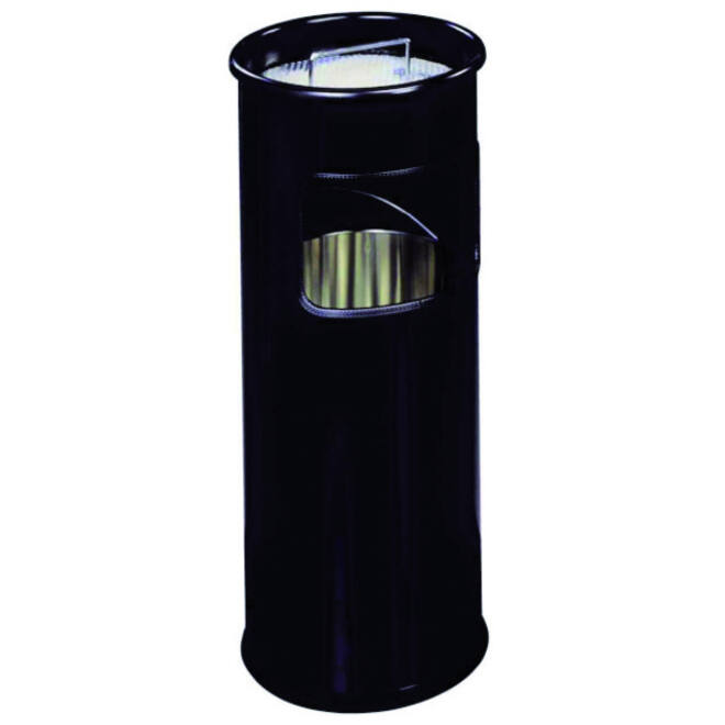 As-papierbak Durable 3330-01 rond zwart