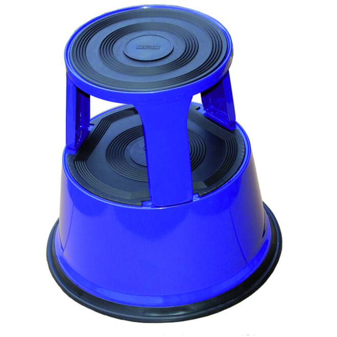 Opstapkruk Desq 42cm metaal blauw