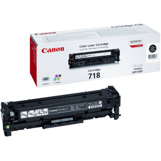 Tonercartridge Canon 718 zwart