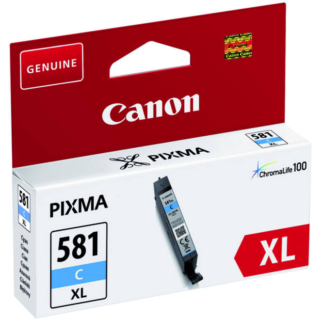 Inktcartridge Canon CLI-581XL blauw