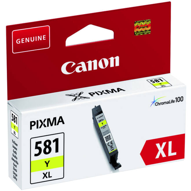 Inktcartridge Canon CLI-581XL geel