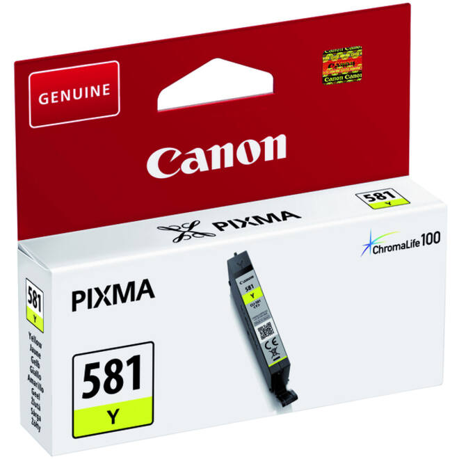 Inktcartridge Canon CLI-581 geel