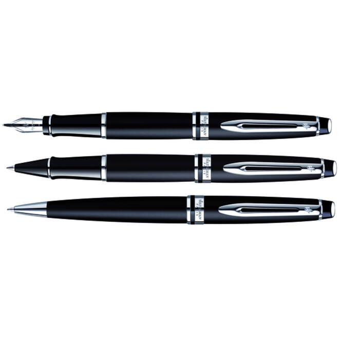 Rollerpen Waterman Expert matt black CT fijn