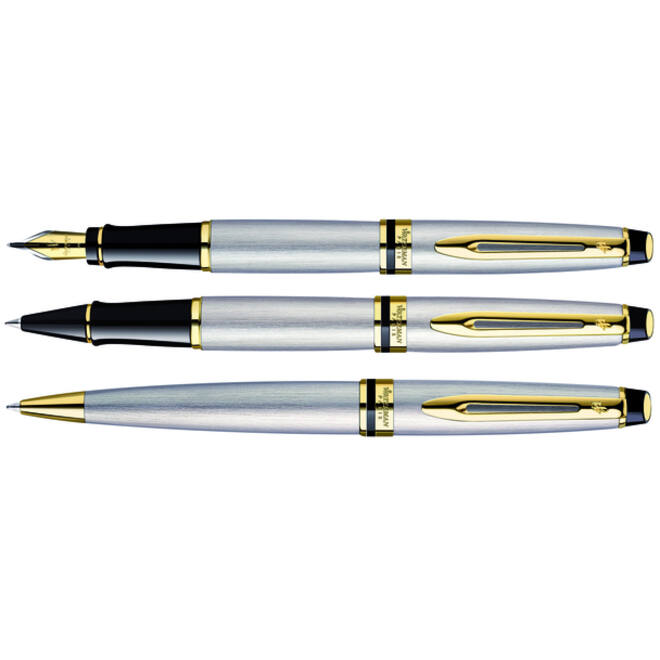Vulpen Waterman Expert stainless steel GT medium