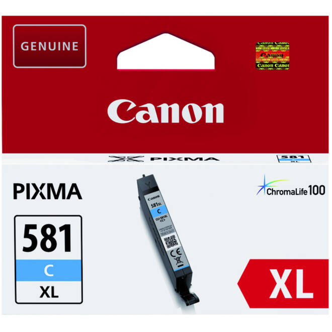 Inktcartridge Canon CLI-581XL blauw