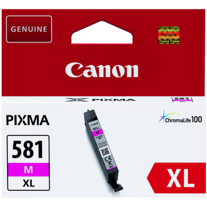 Inktcartridge Canon CLI-581XL rood