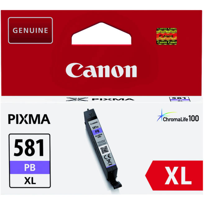 Inktcartridge Canon CLI-581XL foto blauw