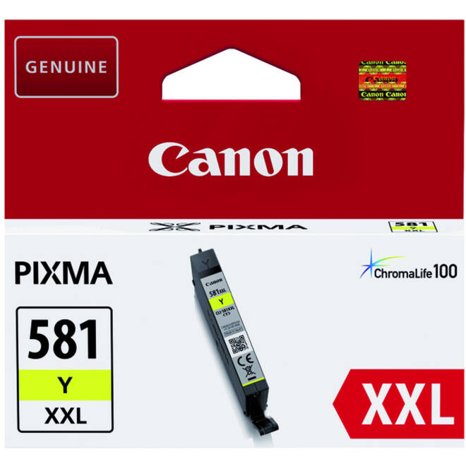 Inktcartridge Canon CLI-581XXL geel