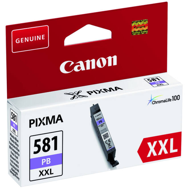 Inktcartridge Canon CLI-581XXL foto blauw