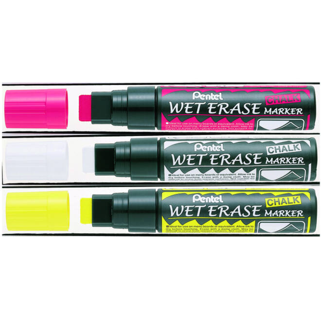 Krijtstift Pentel SMW56 8-16mm wit