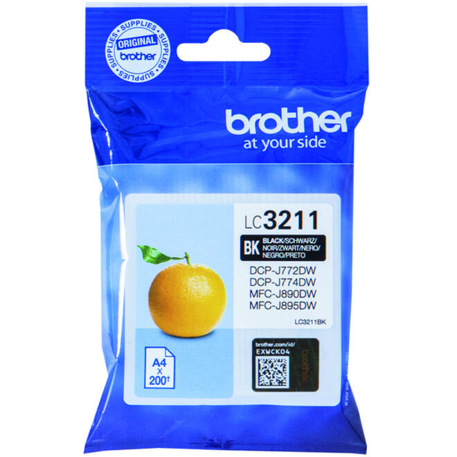 Inktcartridge Brother LC-3211BK zwart