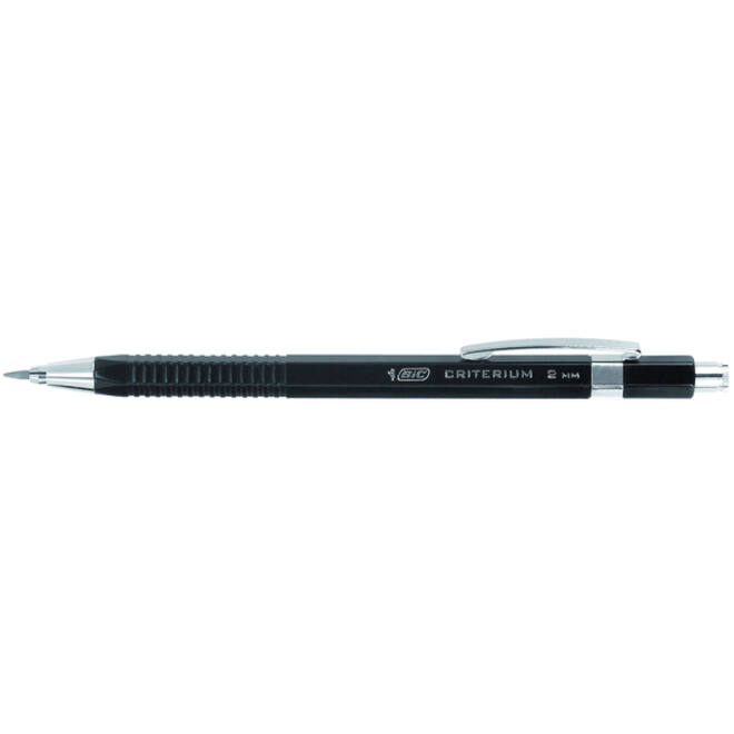 Vulpotlood Bic Criterium HB 2mm met gum metalen clip
