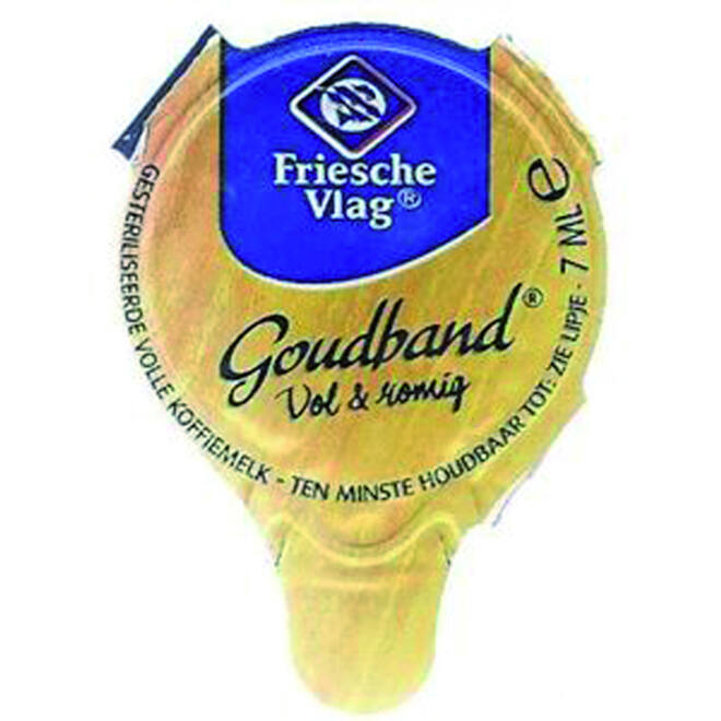 Koffiemelk Friesche Vlag goudband cups 10x7.5 gram