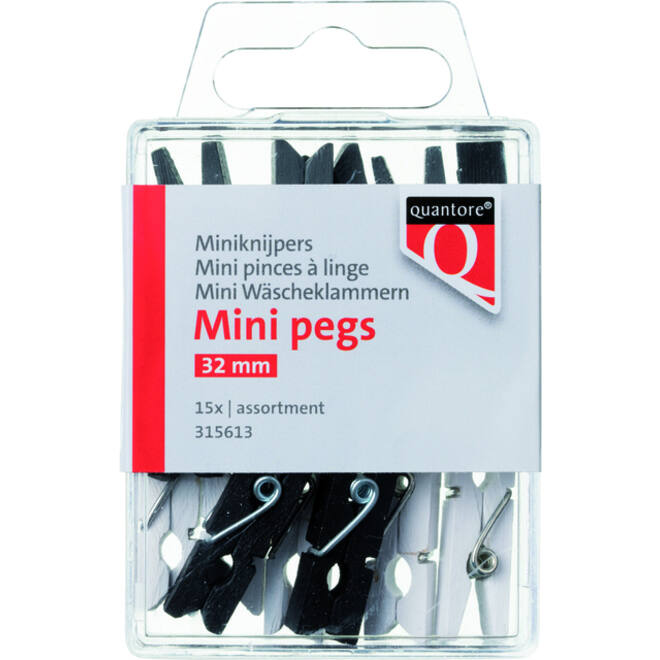 Miniknijper Quantore blister 34mm assorti