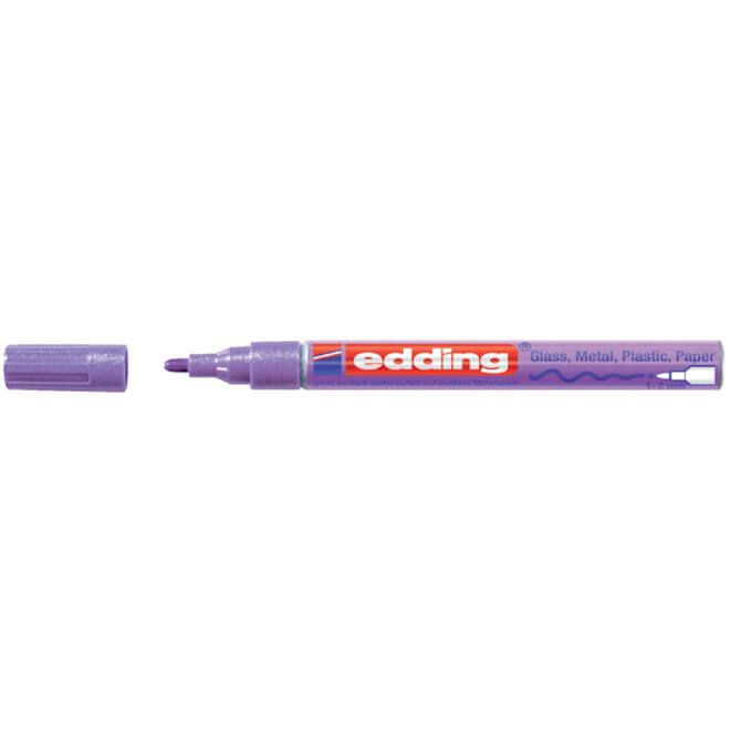 Viltstift edding 751 lakmarker rond 1-2mm metallic paars