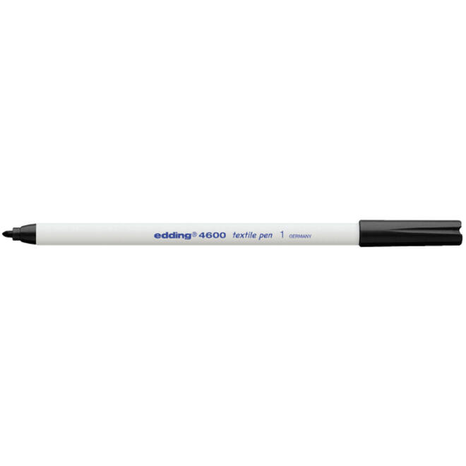 Viltstift edding 4600 textiel rond 1mm zwart