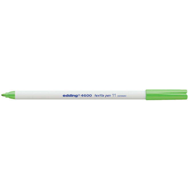 Viltstift edding 4600 textiel rond 1mm lichtgroen