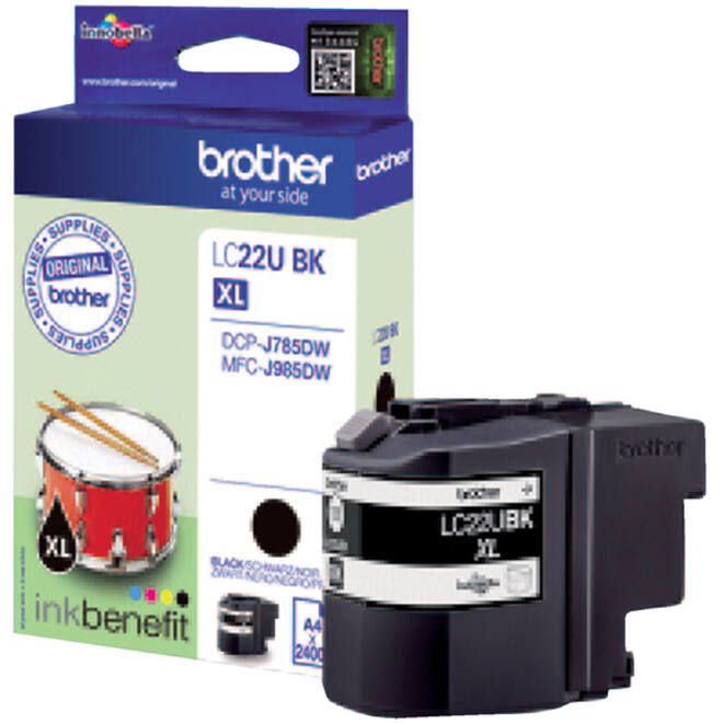 Inktcartridge Brother LC-22UBK zwart