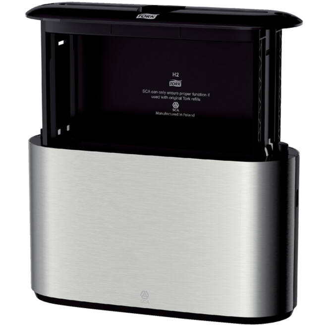 Handdoekdispenser Tork Express Image lijn Countertop Multifold H2 rvs 460005