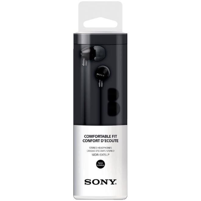 Oortelefoon Sony EX15LP basic zwart