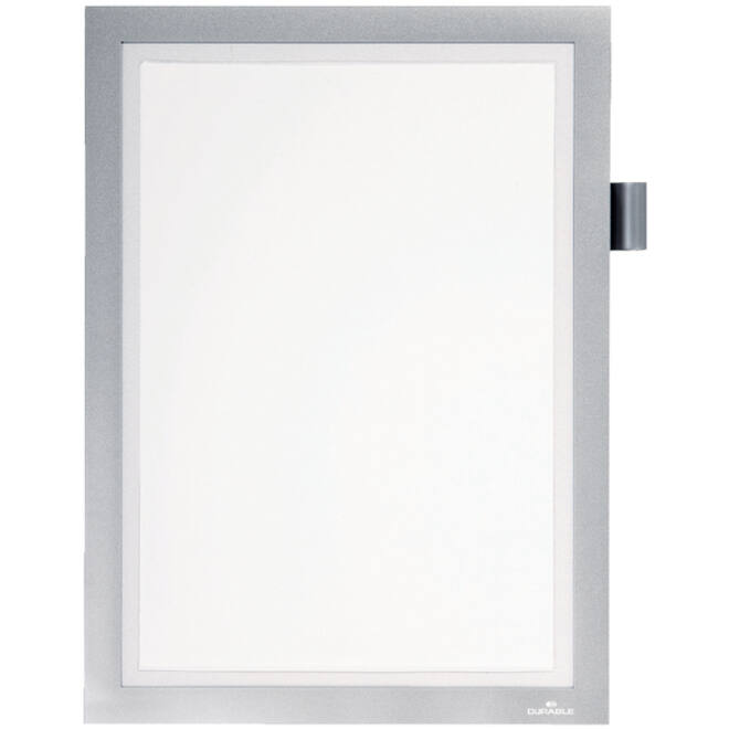 Duraframe Durable 499323 Note A4 zelfklevend zilvergrijs