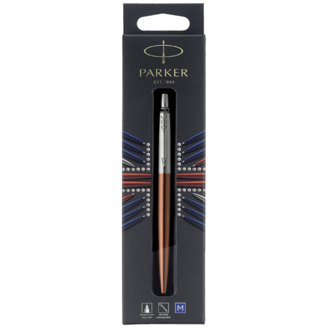 Balpen Parker Jotter Chelsea orange CT medium blister à 1 stuk