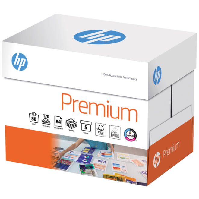 Kopieerpapier HP Premium A4 80gr wit 500vel