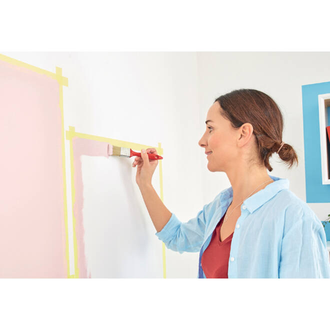 Afplaktape tesa® Economy 50mx19mm geel