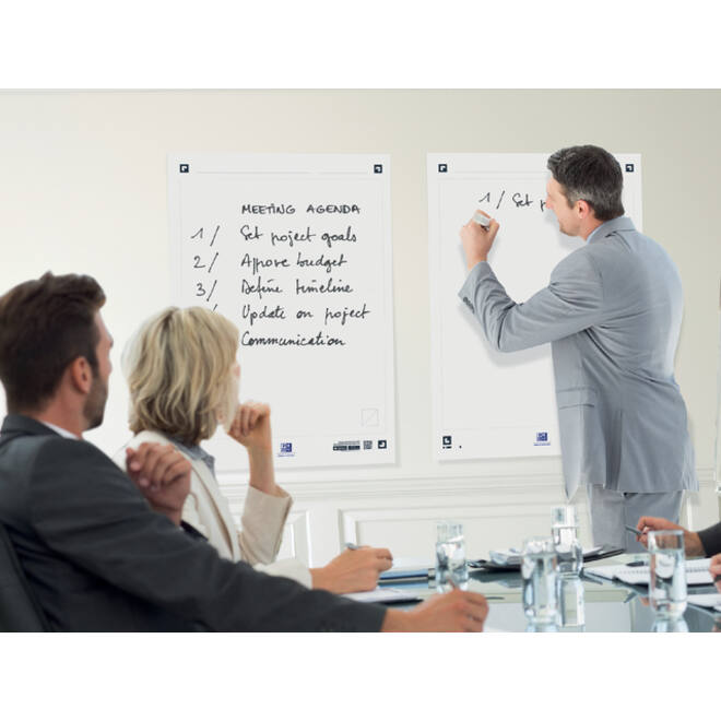 Flipoverpapier Oxford smart 60x80cm blanco 90gr 20v