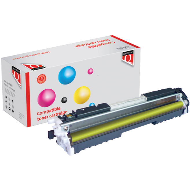 Tonercartridge Quantore alternatief tbv HP CE126A geel
