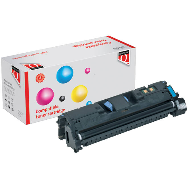 Tonercartridge Quantore alternatief tbv HP Q3961A C9701A 122A blauw