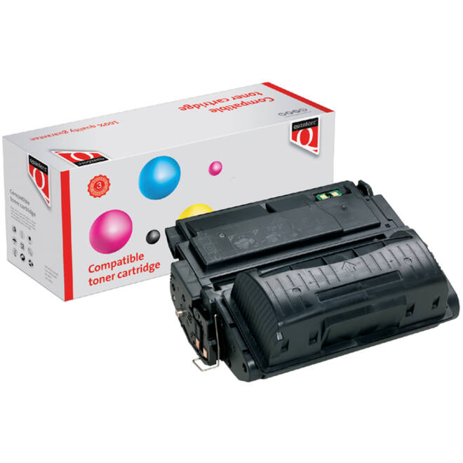 Tonercartridge Quantore alternatief tbv HP Q5942A 42A zwart