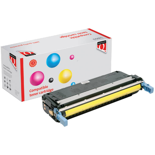 Tonercartridge Quantore alternatief tbv HP C9732A 645A geel