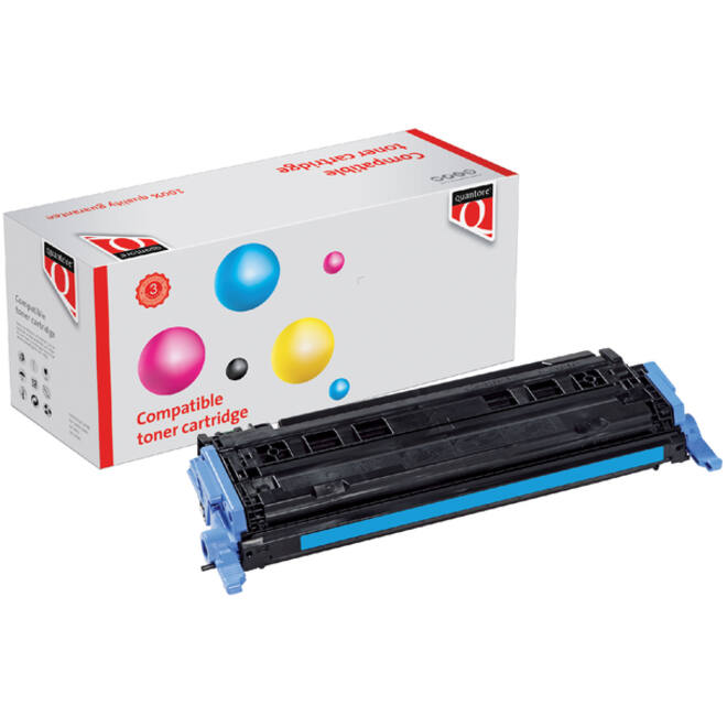 Tonercartridge Quantore alternatief tbv HP Q6001A 124A blauw