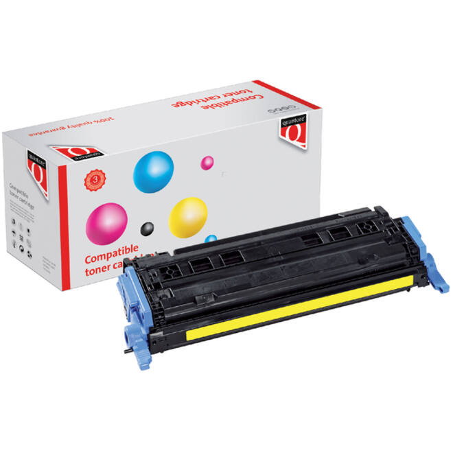 Tonercartridge Quantore alternatief tbv HP Q6002A 124A geel
