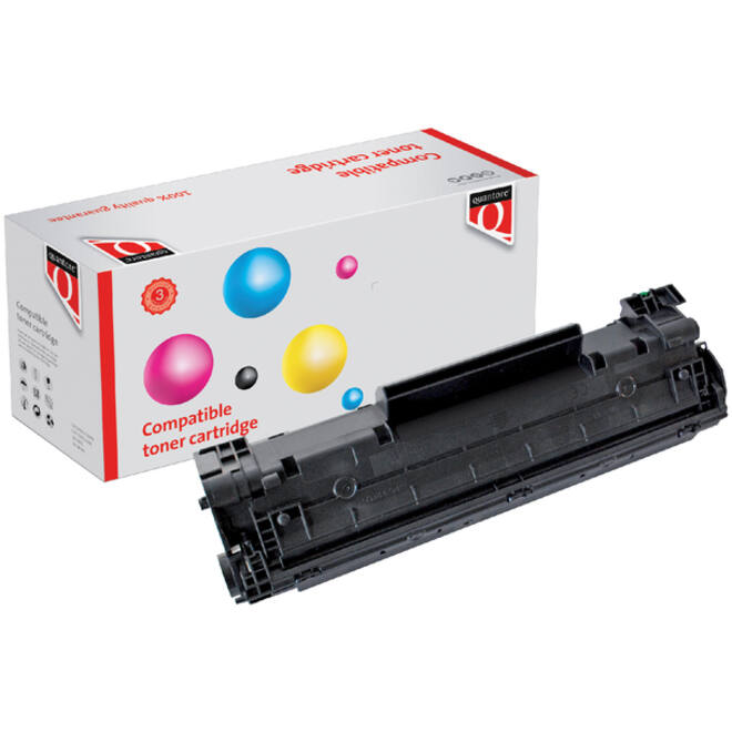 Tonercartridge Quantore alternatief tbv HP CB435A 35A zwart