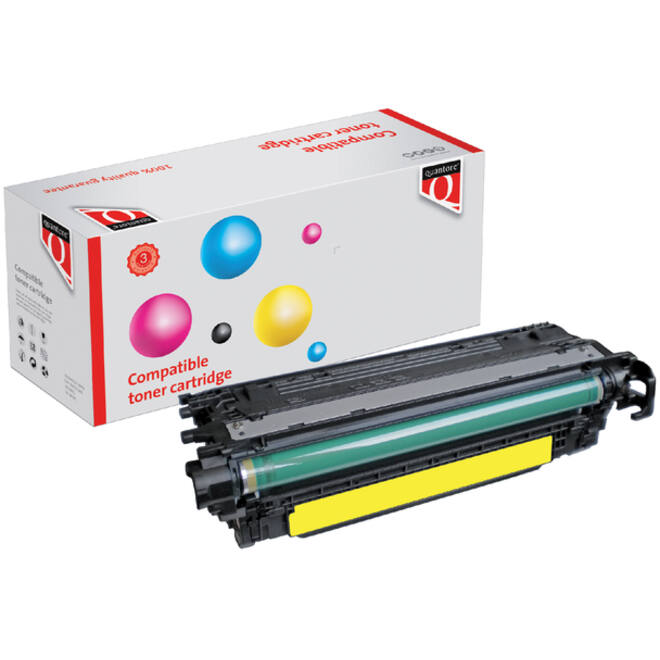 Tonercartridge Quantore alternatief tbv HP CE252A 504A geel