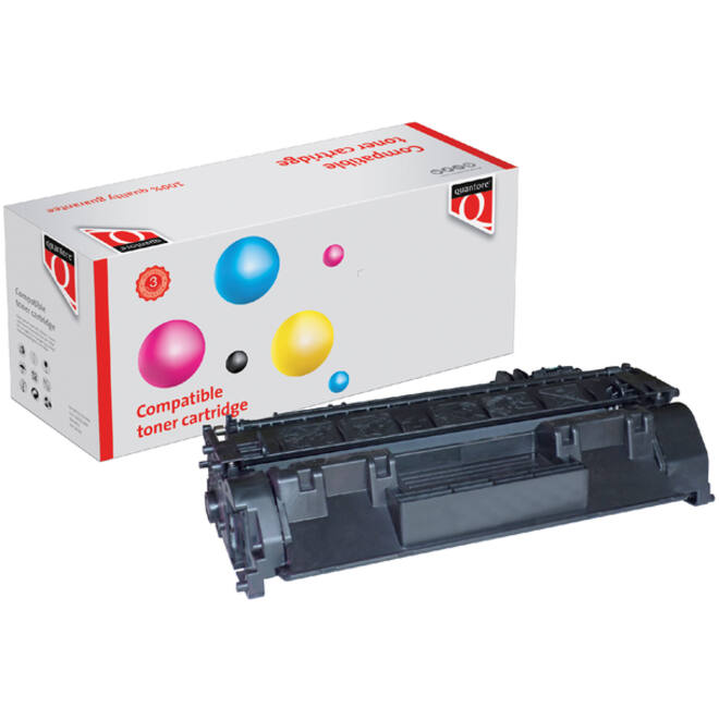 Tonercartridge Quantore alternatief tbv HP CE505A 05A zwart
