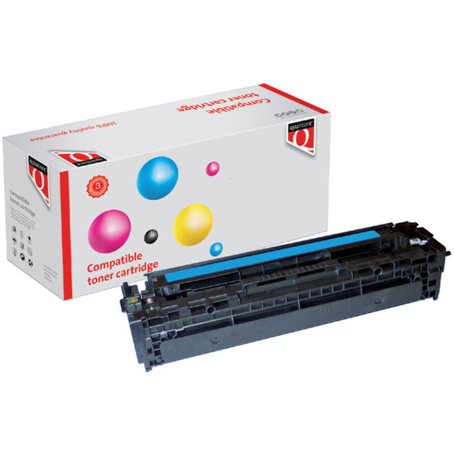 Tonercartridge Quantore alternatief tbv HP CE321A 128A blauw
