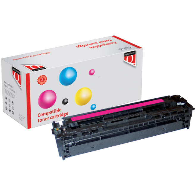Tonercartridge Quantore alternatief tbv HP CE323A 128A rood
