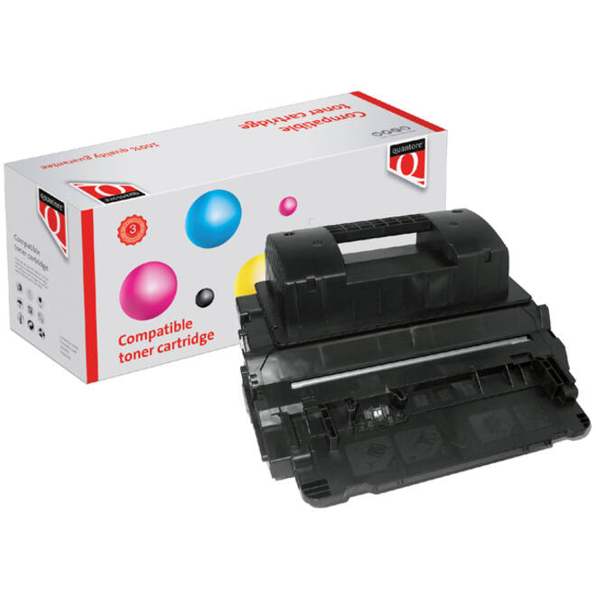 Tonercartridge Quantore alternatief tbv HP CE390A 90A zwart
