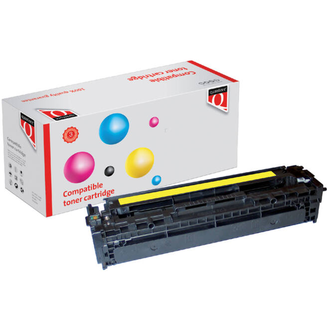 Tonercartridge Quantore alternatief tbv HP CF212A 131A geel