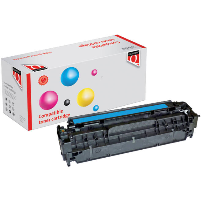 Tonercartridge Quantore alternatief tbv HP CF381A blauw